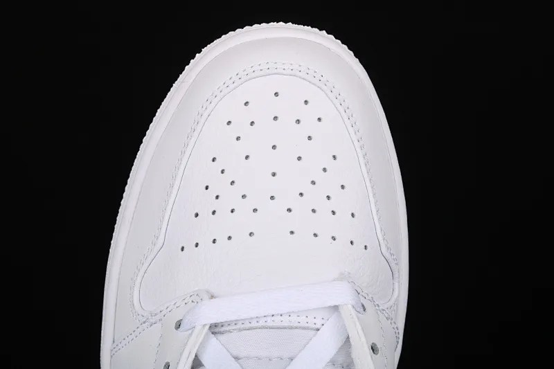All Categories Air Jordan Jordan Series Basketball Shoes Air Jordan 1 Mid Air Jordan 1 Mid All White China Full First Layer Authentic Standard 554724-109